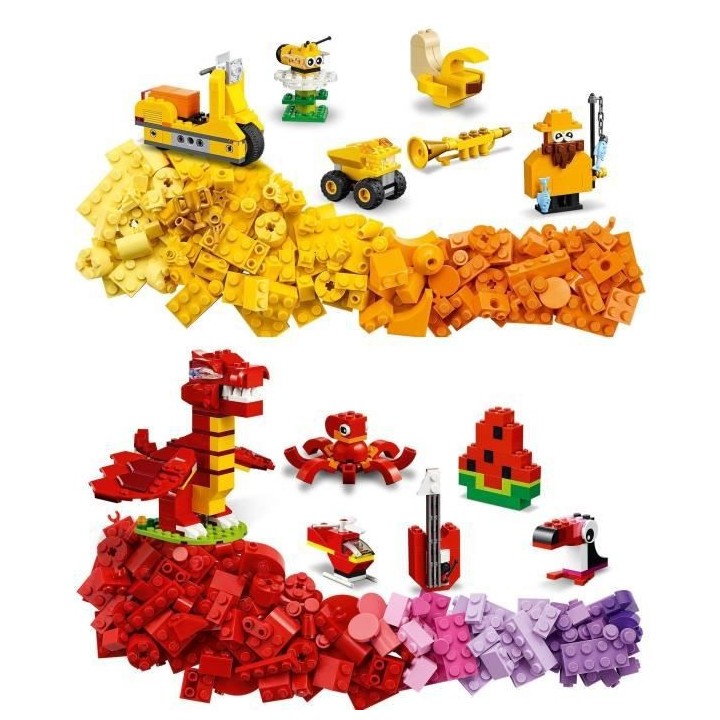 LEGO Classic 11020 Construire Ensemble, Boîte de Briques pour Créer