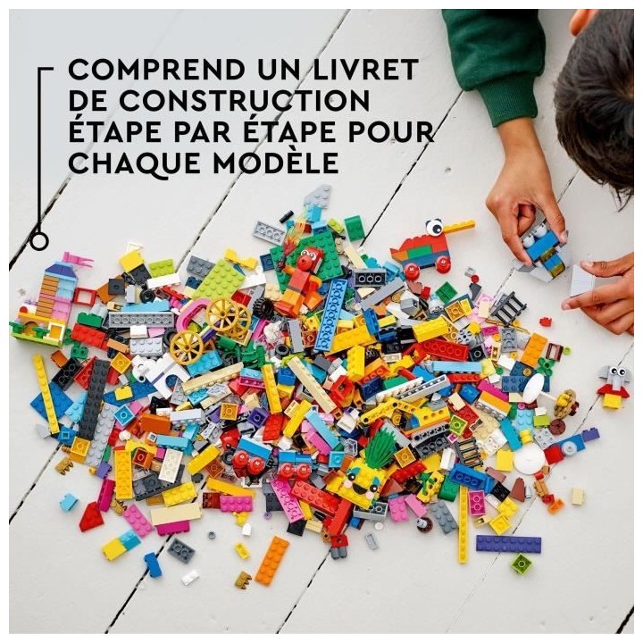 LEGO Classic 11021 90 Ans de Jeu, Jouet de Construction avec des Model