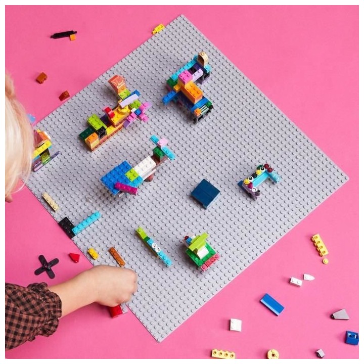 LEGO 11024 Classic La Plaque De Construction Grise 48x48, Socle de Bas