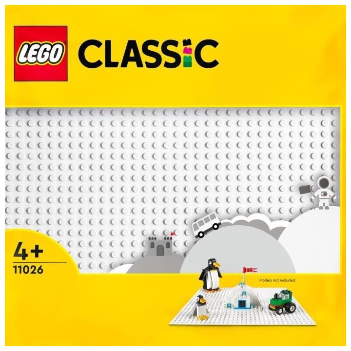 LEGO 11026 Classic La Plaque De Construction Blanche 32x32, Socle de B