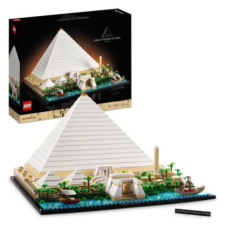 LEGO 21058 Architecture La Grande Pyramide de Gizeh, Loisir Créatif M