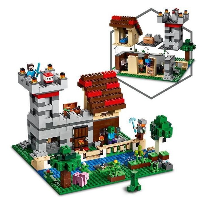 LEGO Minecraft 21161 La Boîte de Construction 3.0 Jouet de Ferme avec