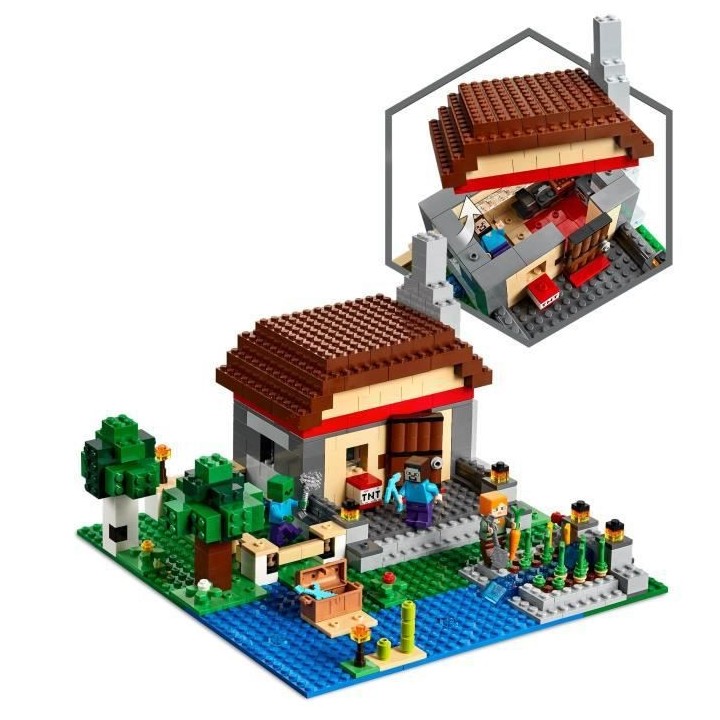 LEGO Minecraft 21161 La Boîte de Construction 3.0 Jouet de Ferme avec