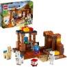 LEGO Minecraft 21167 Le Comptoir d'Échange, Jouet avec Figurines Steve, Squelette et Lamas