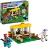 LEGO 21171 Minecraft™ L'écurie Jouet Ferme avec Figurine Cavalier Squelette, Jouet Filles et Garçons