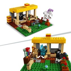 LEGO 21171 Minecraft™ L'écurie Jouet Ferme avec Figurine Cavalier Squelette, Jouet Filles et Garçons