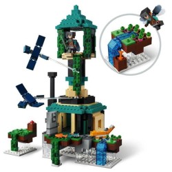 LEGO 21173 Minecraft™ La tour du ciel Jouet pour Garçons et Filles avec Figurines de Pilote, Chat et 2 Phantoms Volants