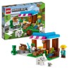 LEGO 21184 Minecraft La Boulangerie, Jouet de Village, Figurines de Creeper, Épée et Animal, Cadeau Anniversaire des 8 ans