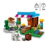 LEGO 21184 Minecraft La Boulangerie, Jouet de Village, Figurines de Creeper, Épée et Animal, Cadeau Anniversaire des 8 ans