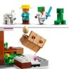 LEGO 21184 Minecraft La Boulangerie, Jouet de Village, Figurines de Creeper, Épée et Animal, Cadeau Anniversaire des 8 ans