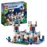 LEGO 21186 Minecraft Le Château de Glace, Jouet avec Épée en Diamant des 8 ans, avec Figurines de Squelette et Zombie