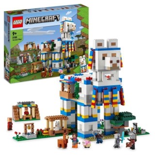 LEGO 21188 Minecraft Le Village Lama, Jouet de Maison, avec Figurines