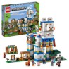 LEGO 21188 Minecraft Le Village Lama, Jouet de Maison, avec Figurines de Villageois, Illageois, Mouton et Épée en Diamant