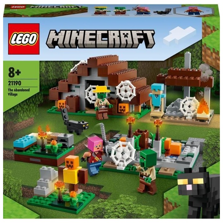 LEGO Minecraft 21190 Le Village Abandonné, Jouet Construction, Maison
