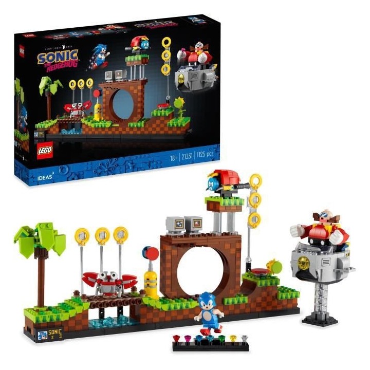 LEGO Ideas 21331 Sonic the Hedgehog™ – Green Hill Zone, Niveau du