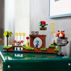 LEGO Ideas 21331 Sonic the Hedgehog™ – Green Hill Zone, Niveau du Jeu Vidéo, Kit de Construction, Idée Cadeau