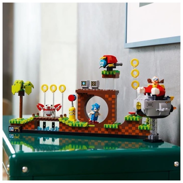 LEGO Ideas 21331 Sonic the Hedgehog™ – Green Hill Zone, Niveau du