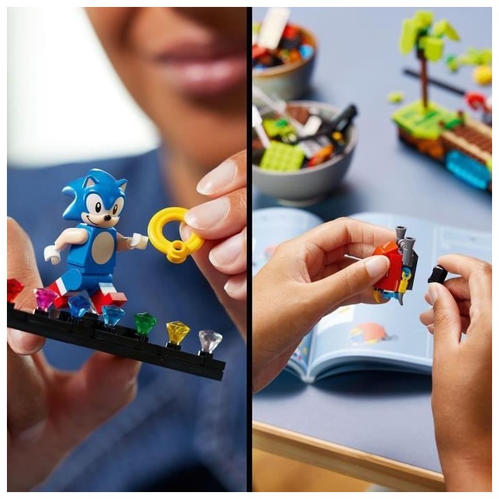 LEGO Ideas 21331 Sonic the Hedgehog™ – Green Hill Zone, Niveau du