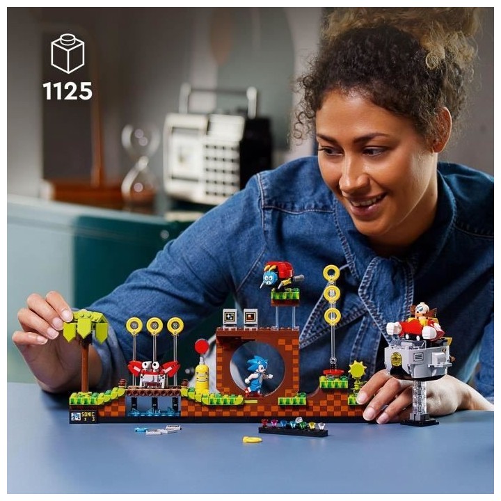 LEGO Ideas 21331 Sonic the Hedgehog™ – Green Hill Zone, Niveau du