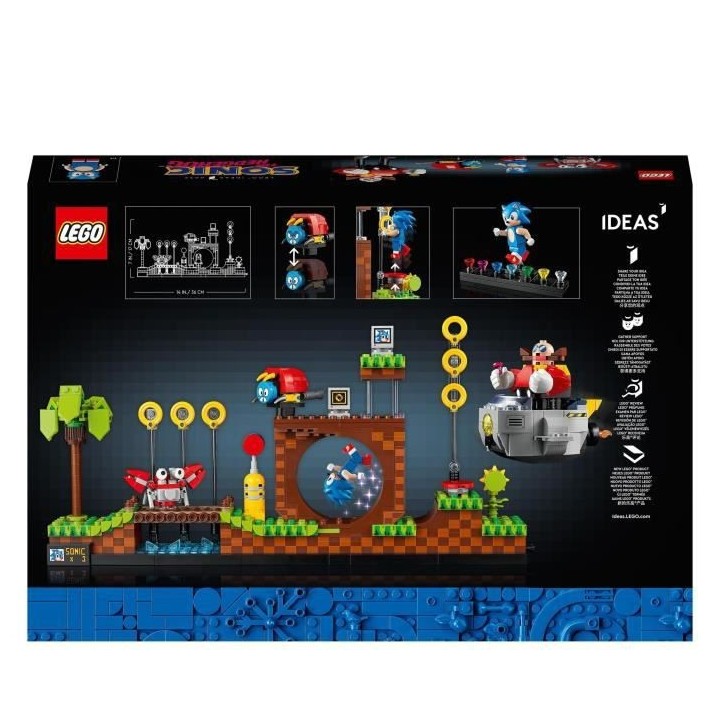 LEGO Ideas 21331 Sonic the Hedgehog™ – Green Hill Zone, Niveau du
