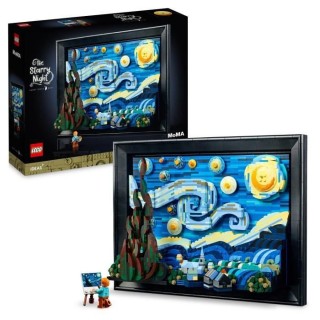 LEGO Ideas 21333 Vincent Van Gogh - La Nuit Étoilée, Reproduction de