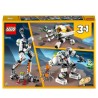 LEGO Creator 3-en-1 31115 Le Robot d'Extraction Spatiale, Jouet, Figurine Robot, Alien, Combat