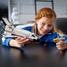 LEGO 31117 Creator 3-en-1 L'aventure en navette spatiale jouet Fusée Enfant et Atterrissage Lunaire – Construction de Véhicu