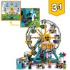 LEGO 31119 Creator 3-en-1 La grande roue avec Petites Voitures, Fete Foraine, Jouet Enfant 9+ ans