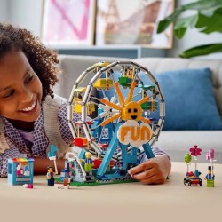 LEGO 31119 Creator 3-en-1 La grande roue avec Petites Voitures, Fete Foraine, Jouet Enfant 9+ ans