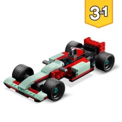 LEGO 31127 Creator 3 en 1 Le Bolide De Rue, Jouet de Voiture de Course, Modeles de Sport ou Hot Rod