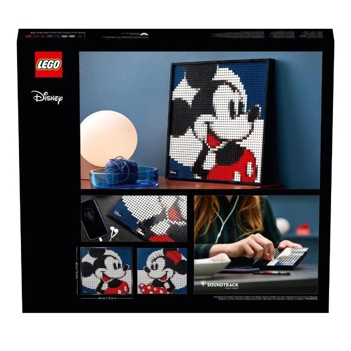 LEGO Art 31202 Disney's Mickey Mouse Set de loisirs créatifs pour les