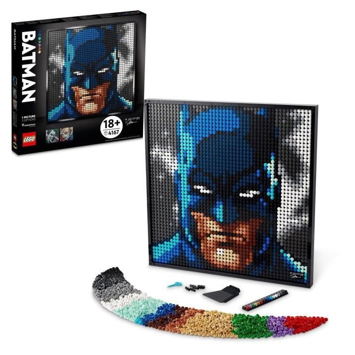 LEGO 31205 ART La Collection Batman De Jim Lee, Avec le Joker ou Harle