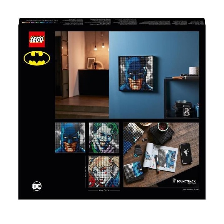 LEGO 31205 ART La Collection Batman De Jim Lee, Avec le Joker ou Harle