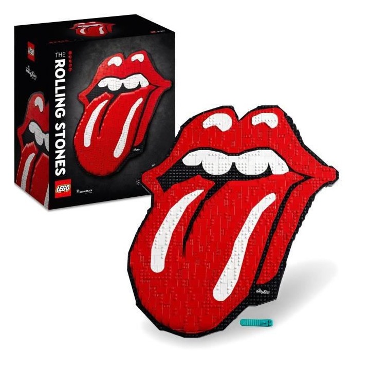 LEGO 31206 Art The Rolling Stones, Accessoire de Décoration Intérieu