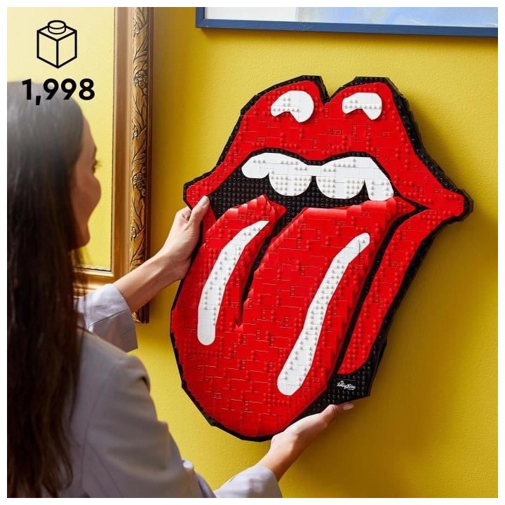 LEGO 31206 Art The Rolling Stones, Accessoire de Décoration Intérieu