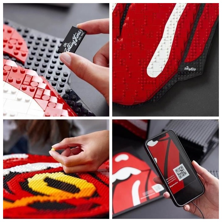 LEGO 31206 Art The Rolling Stones, Accessoire de Décoration Intérieu