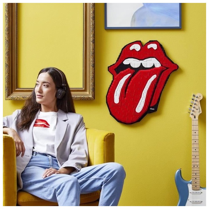 LEGO 31206 Art The Rolling Stones, Accessoire de Décoration Intérieu