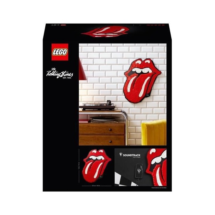 LEGO 31206 Art The Rolling Stones, Accessoire de Décoration Intérieu