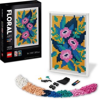 LEGO ART 31207 Art Floral, Accessoire Décoration Intérieure, Fleurs