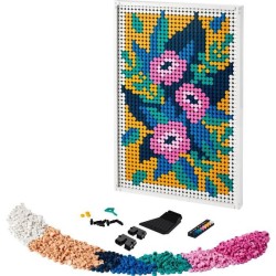 LEGO ART 31207 Art Floral, Accessoire Décoration Intérieure, Fleurs Artificielles, Adultes