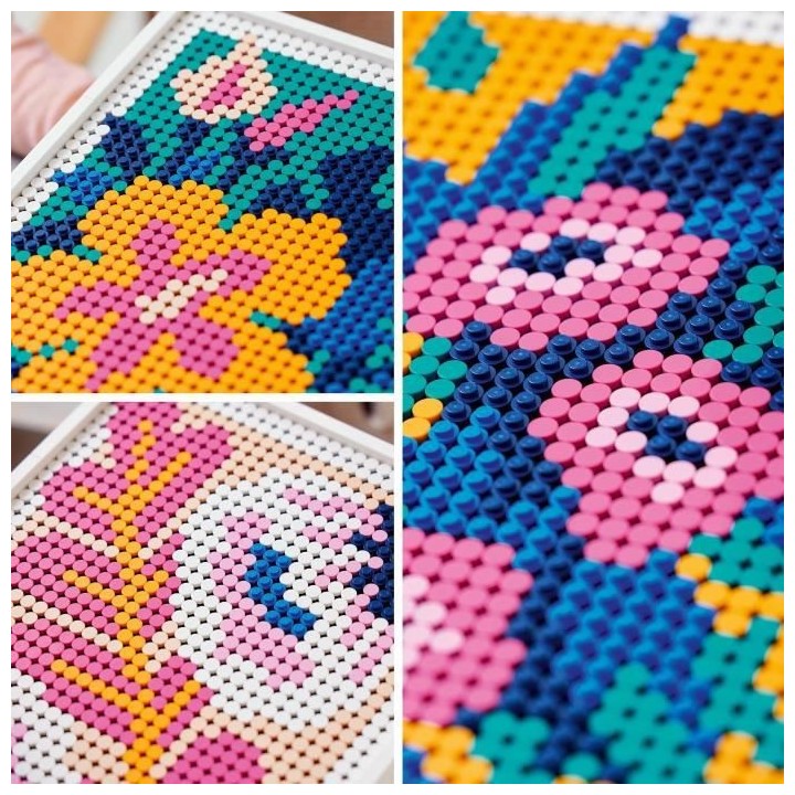 LEGO ART 31207 Art Floral, Accessoire Décoration Intérieure, Fleurs