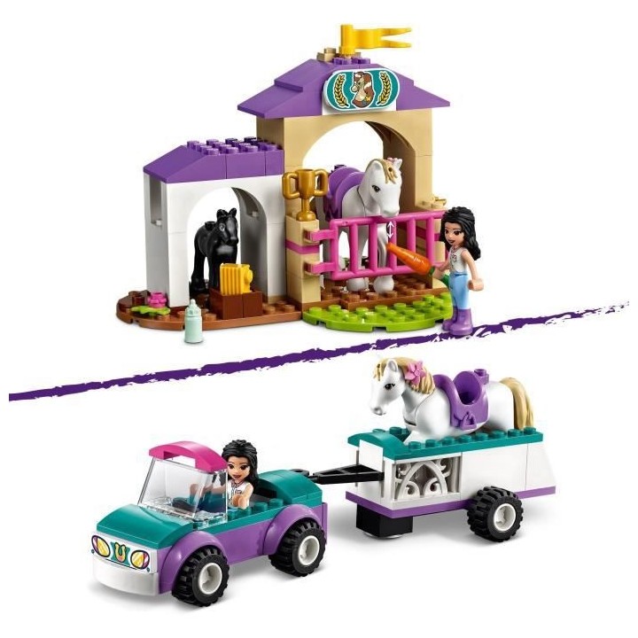 LEGO 4+ Friends 41441 Le dressage de chevaux et la remorque