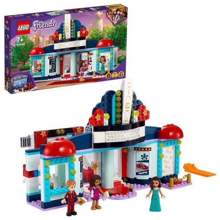 LEGO Friends 41448 Le Cinéma de Heartlake City avec Support Télépho