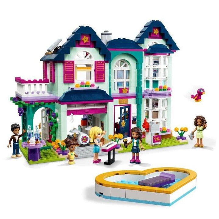 LEGO Friends 41449 La Maison Familiale d'Andréa, Jouet avec Maison de