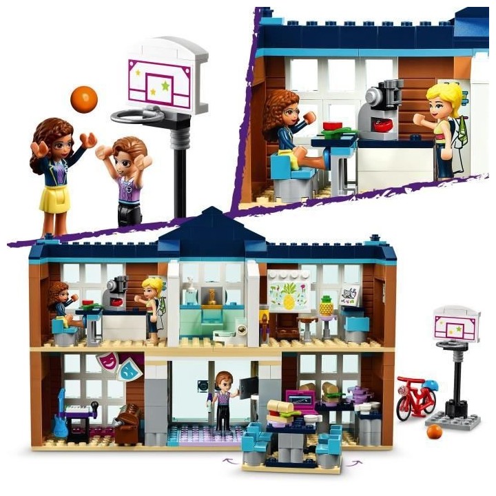 LEGO Friends 41682 L'école de Heartlake City – Salle de Classe et P