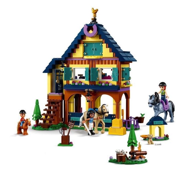 LEGO 41683 Friends Le centre équestre de la foret – Jouet Cheval av
