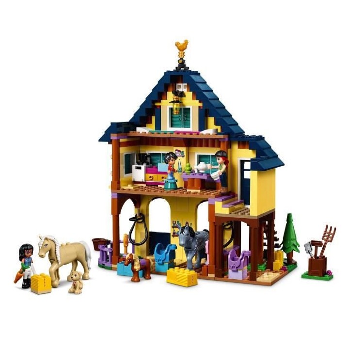 LEGO 41683 Friends Le centre équestre de la foret – Jouet Cheval av