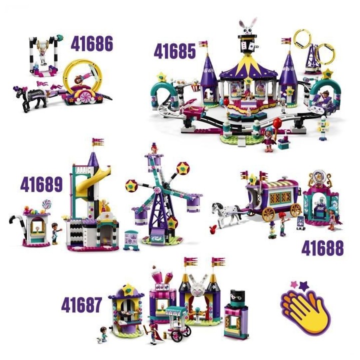 LEGO 41685 Friends Les montagnes russes de la fete foraine magique, pa