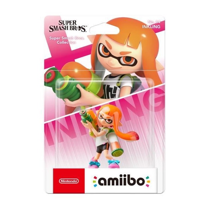 Amiibo Collection Super Smash Bros - Fille Inkling