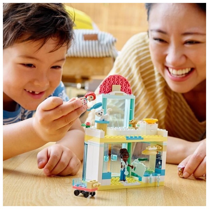 LEGO 41695 Friends La Clinique Vétérinaire, Jouet pour Enfants +4 an